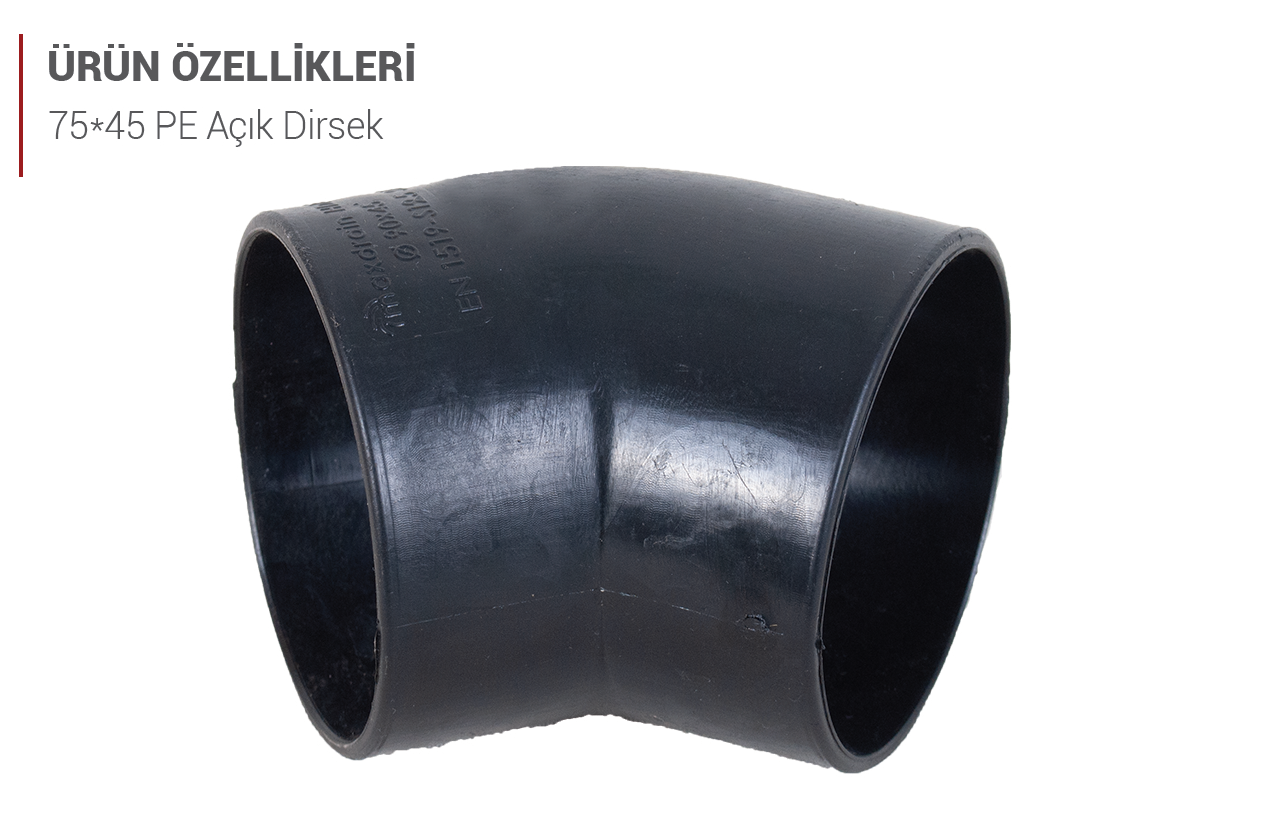 75*45 PE Dirsek